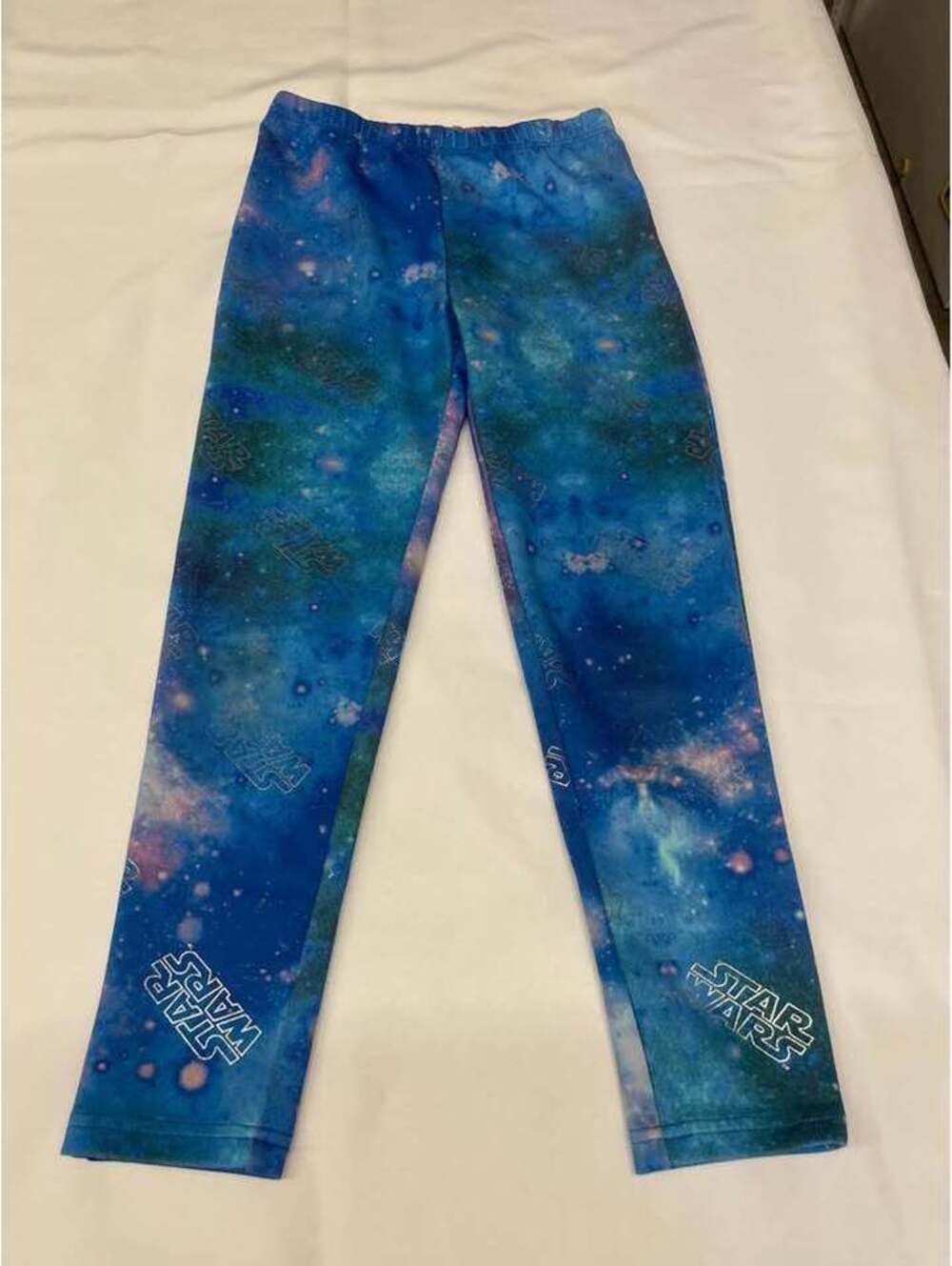Star Wars Girls Leggings Size 10/12 L Galaxy Space Print